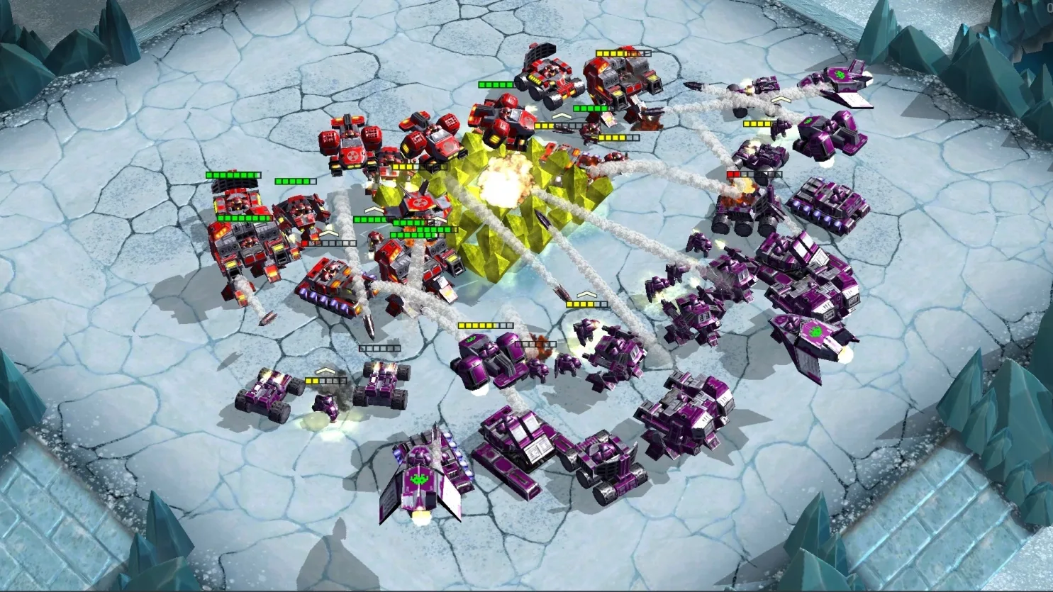 Battle on an ice Honest War map