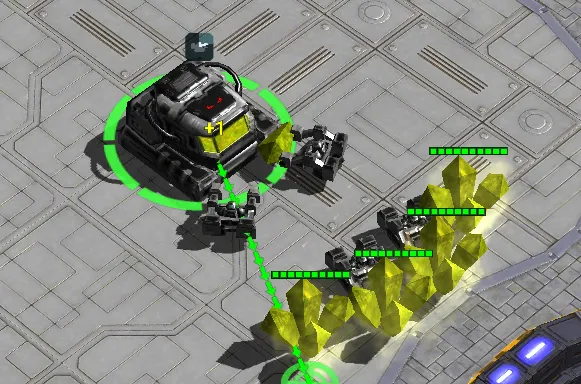 Ordering two Workers at the start of the fast Lynx build in Honest War