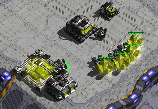 A Factory added right after the Barracks is finished in Honest War