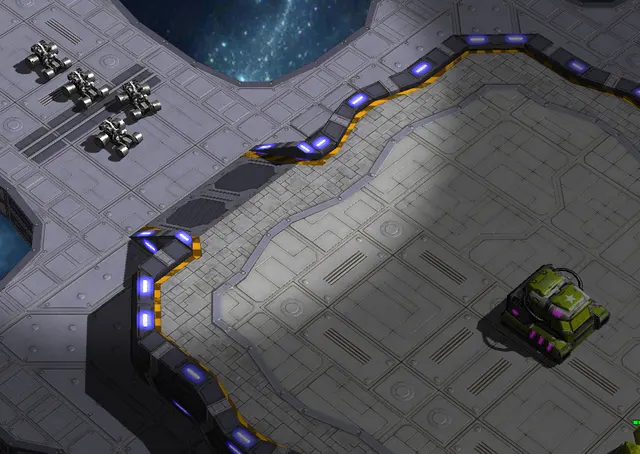 The finished Lynxes moving out to raid the enemy base in Honest War