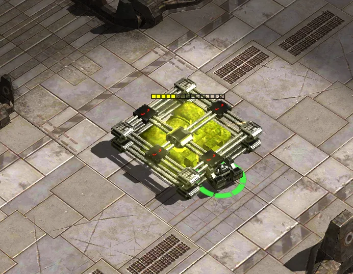 A hidden Barracks is built near the enemy base