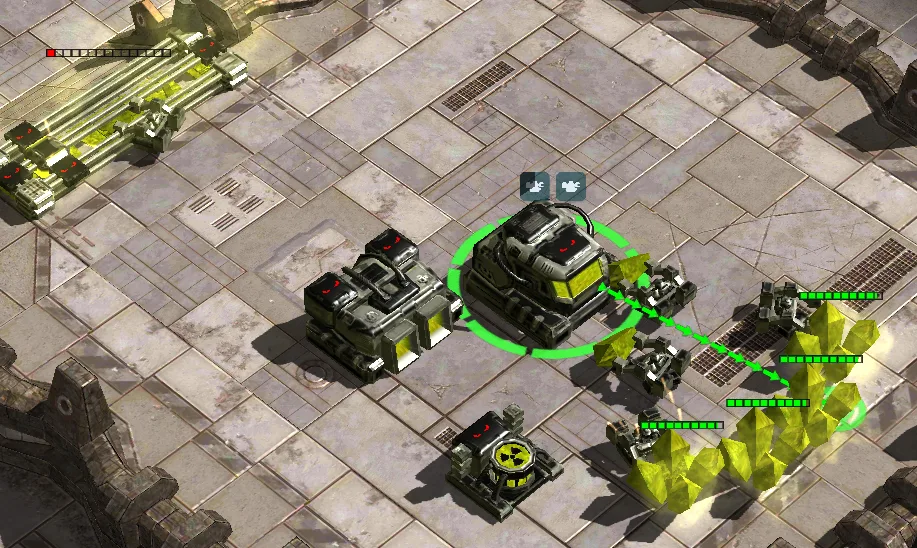 A Gate and additional Workers prepare an air attack